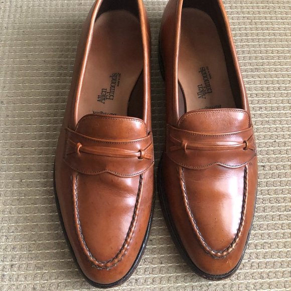 Allen Edmonds Barrington Men\'s Tan Slip on Loafers main image 8